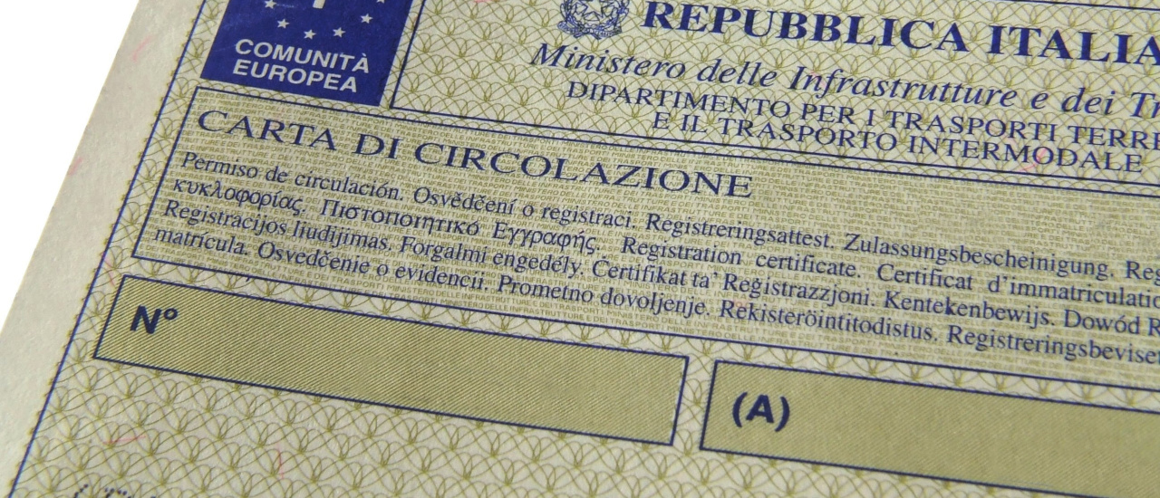 Aggiornamento della residenza sulla carta di circolazione e sul certificato di circolazione